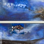 Acrylic & mixed media on canvas, 2009, 12" x 20" x 1"